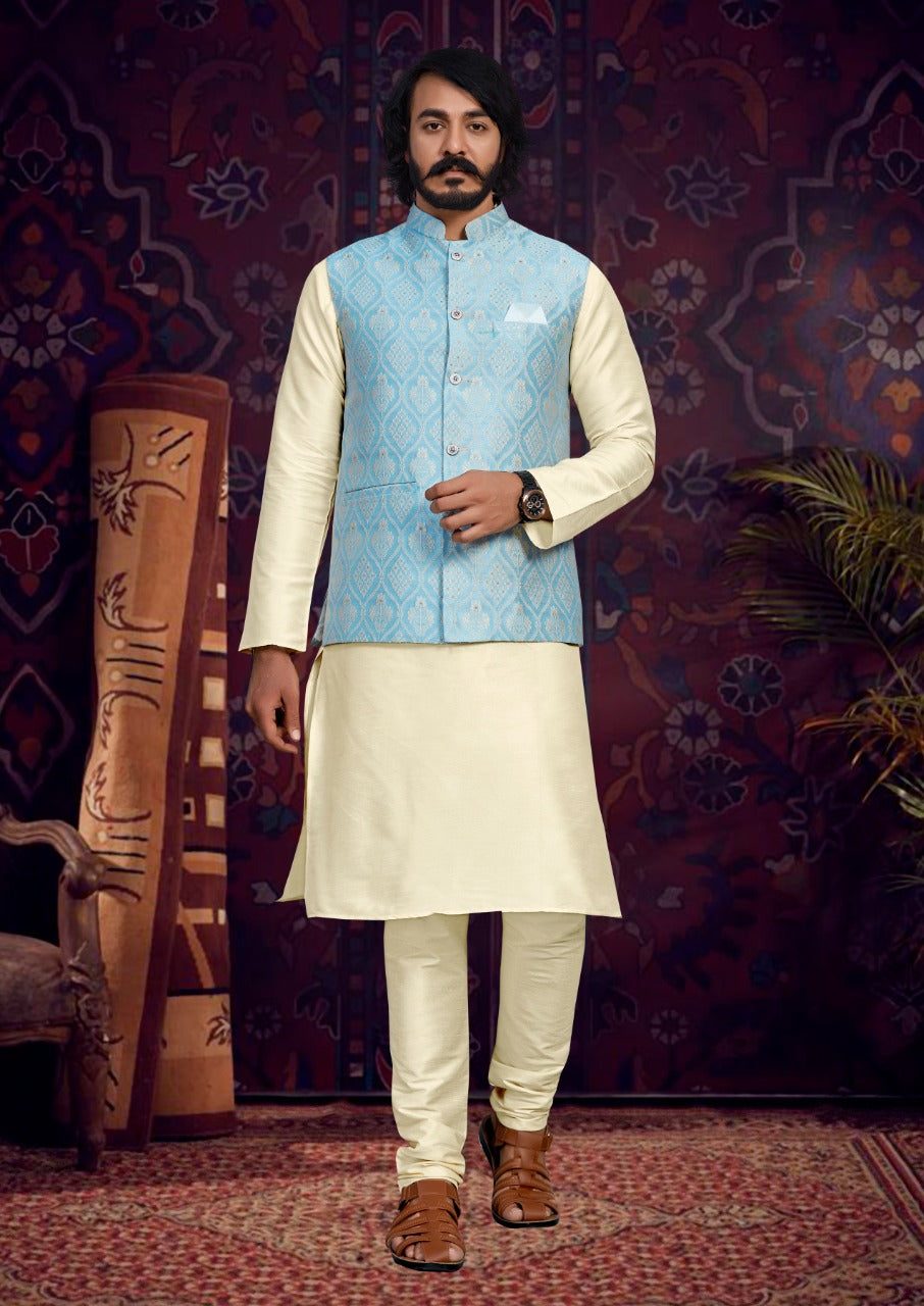 Waist Coat Sky Blue 40